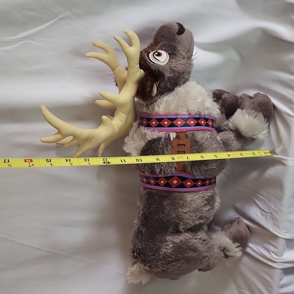 Disney Frozen Sven Reindeer plush Big Articulated 15"x16" See Antlers - Picture 17 of 17